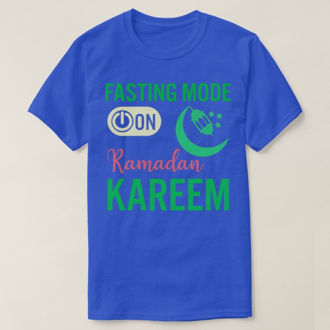 Ramadan Fasting Fashion On Happy Ramadan Muslims H T-Shirt (Design Front)