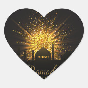 Ramadan Heart Sticker