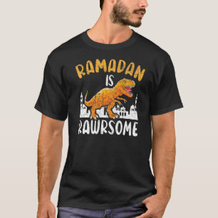 Ramadan Is Rawrsome Islam Quran Mosque Dinosaur Mu T-Shirt