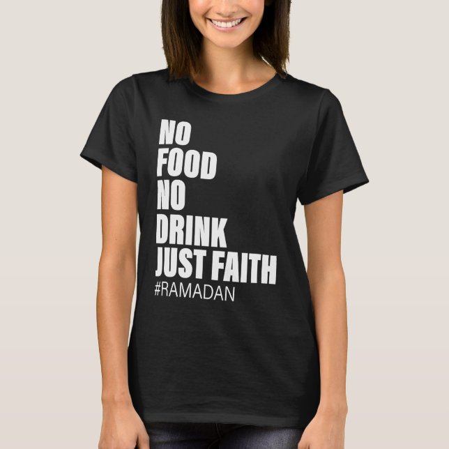 Ramadan Kareem 2023 Islamic Fasting Outfit for Men T-Shirt (Front)