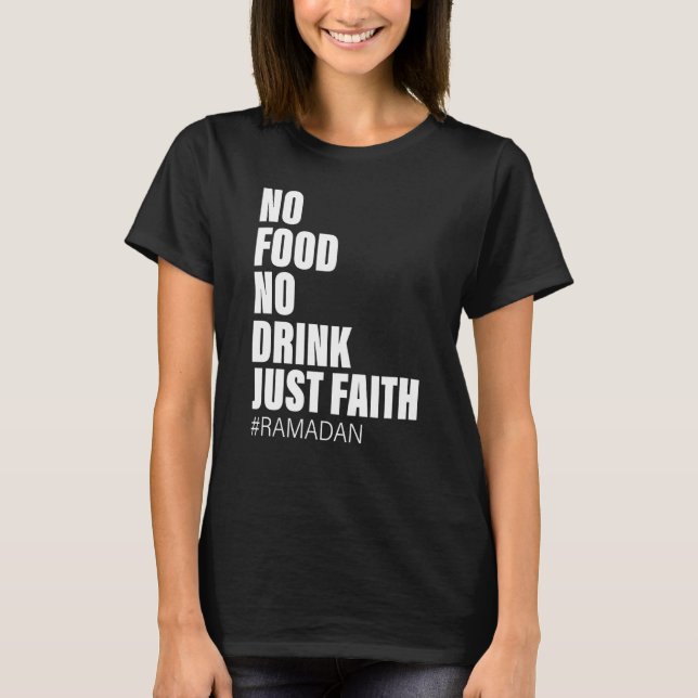 Ramadan Kareem 2023 Islamic Fasting Outfit for Men T-Shirt (Front)