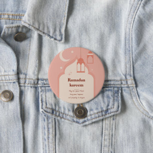 Ramadan Kareem  7.5 Cm Round Badge