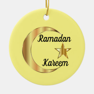 Ramadan Kareem ceramic ornament