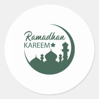 Ramadan Kareem Classic Round Sticker