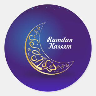Ramadan Kareem Classic Round Sticker