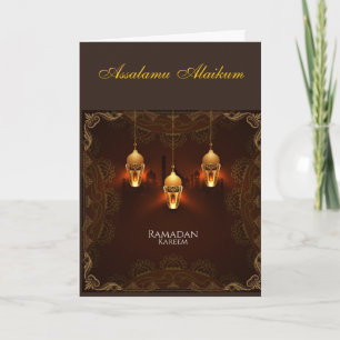 Ramadan Kareem & Eid Mubarak Customised Greeting Card