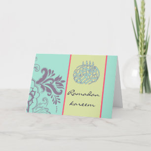 Ramadan kareem - Eid mubarak - greeting card