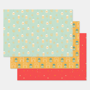 Ramadan Kareem Eid Mubarak Happy Eid Wrapping Pape Paper Sheet