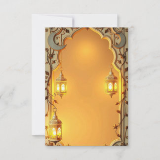 Ramadan Kareem Elegant Islamic Greeting Card – Gol