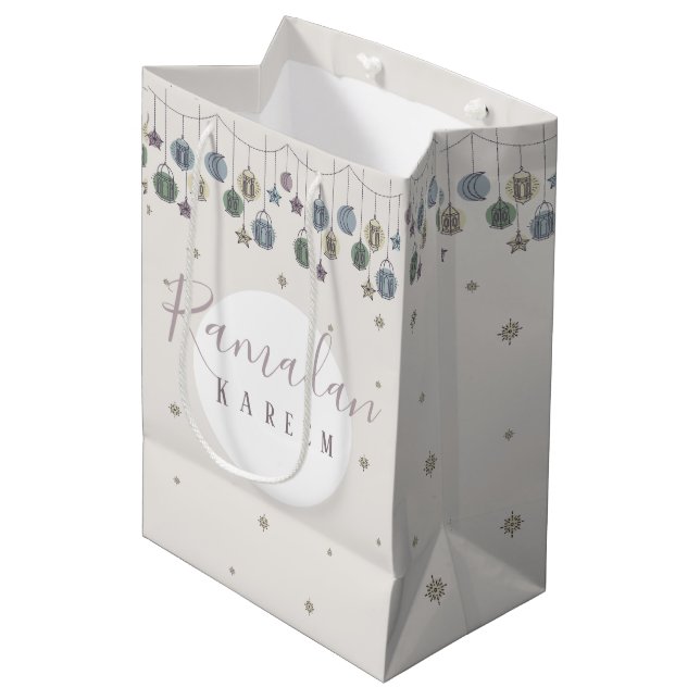 Ramadan Kareem gift bag for holy month (Front Angled)