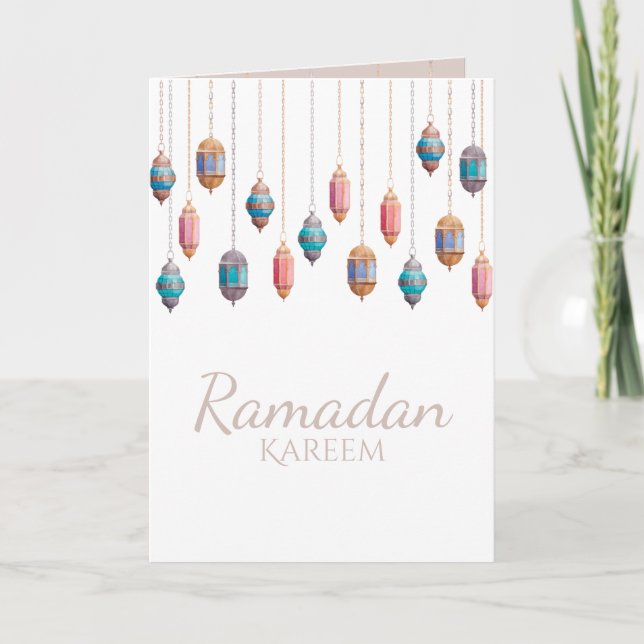 Ramadan Kareem Gift card (Front)