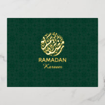 Ramadan Kareem Gold Foil Islamic