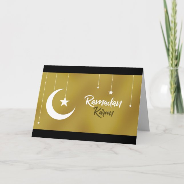 Ramadan Kareem greeting card (Front)