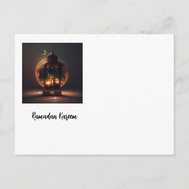 Ramadan Kareem Greetings Card (Front)