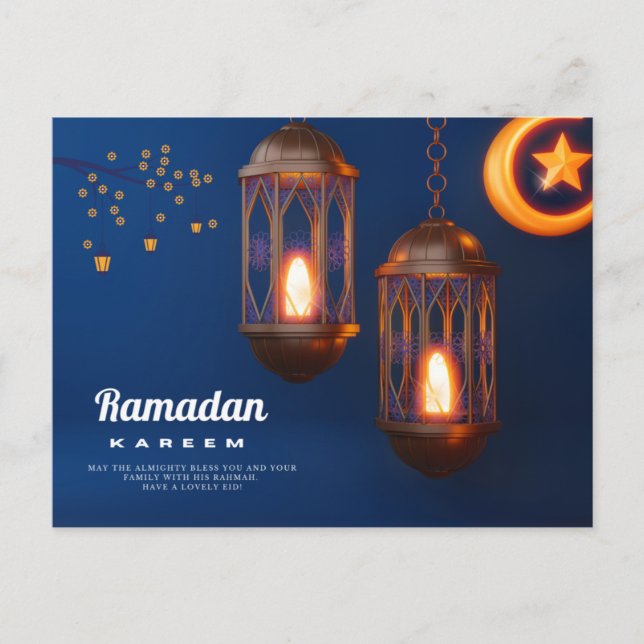 Ramadan Kareem Holiday Postcard (Front)