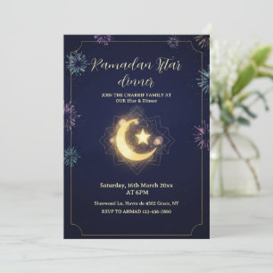 Ramadan Kareem Iftar dinner Party Invitation