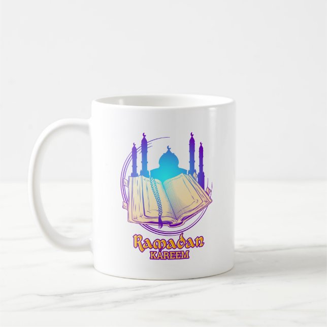 Ramadan Kareem Illustration Coffee Mug (Left)