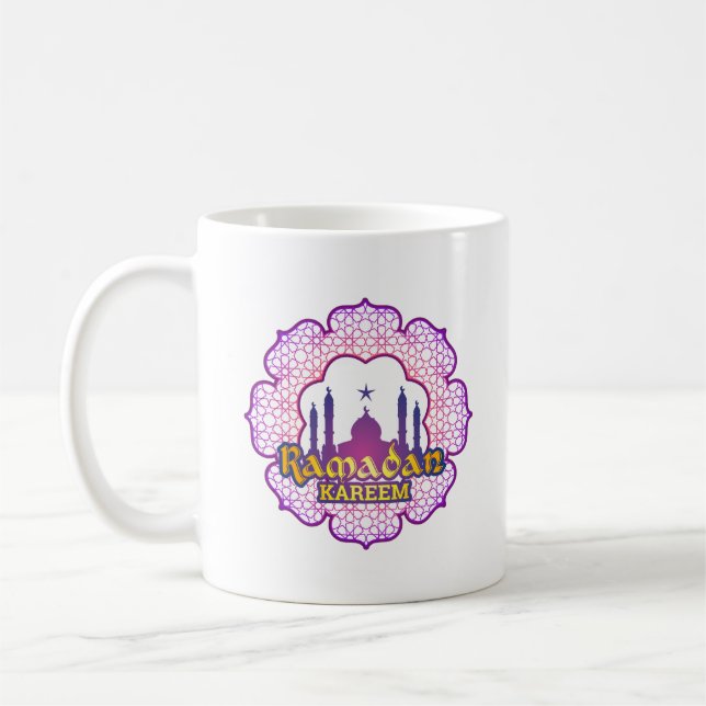 Ramadan Kareem Illustration Coffee Mug (Left)