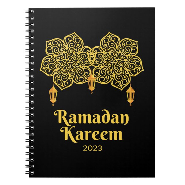 Ramadan Kareem Meaning - Eid Mubarak 2023    Notebook (Front)