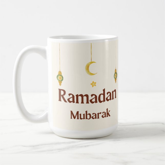 Ramadan Kareem Mubarak Coffee Mug (Left)