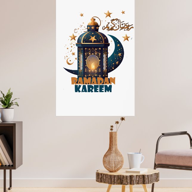 Ramadan Kareem Mubarak Lantern ramadan 2024  Poster (Living Room 3)