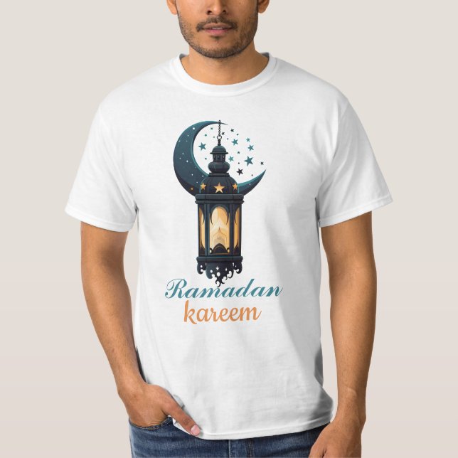 Ramadan Kareem Mubarak Lantern ramadan 2024 T-Shirt (Front)