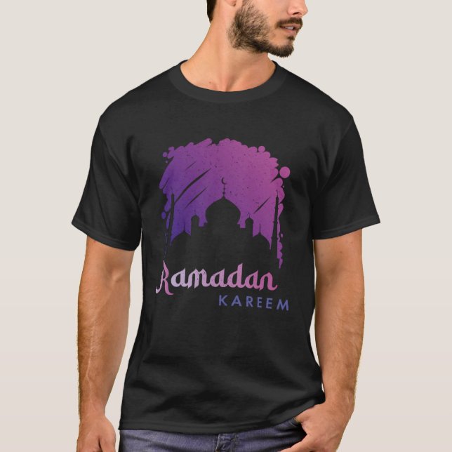Ramadan Kareem Mubarak Muslim Muslim month of fast T-Shirt (Front)