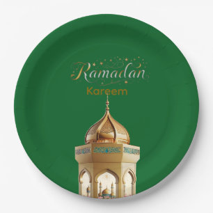 Ramadan Kareem Paper Plate