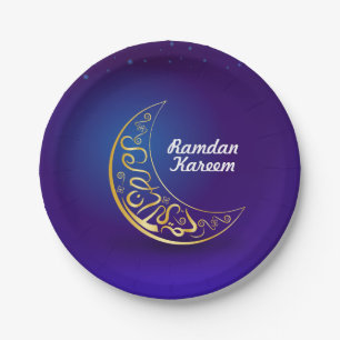 Ramadan Kareem Paper Plate