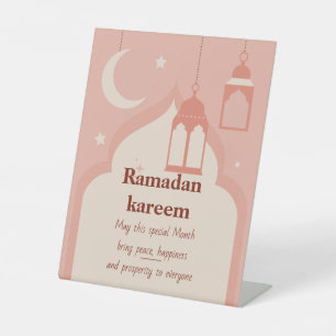 Ramadan Kareem Pedestal Sign