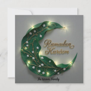 Ramadan Kareem personalised Elegant Card