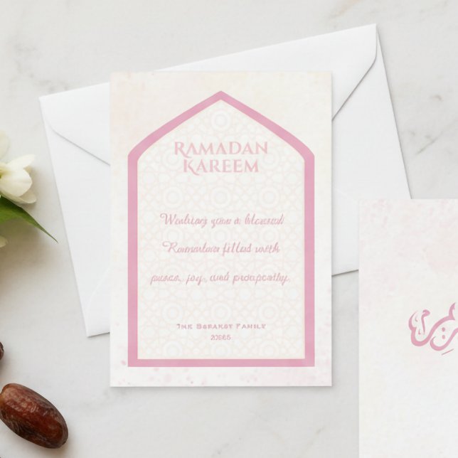 Ramadan Kareem Personalised Greeting Card (Creator Uploaded)