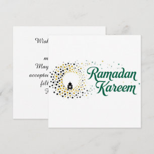 Ramadan Kareem Personalised Holiday Card