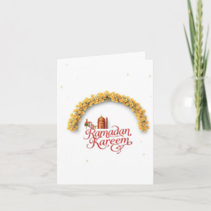 Ramadan Kareem Personliazed holiday Card