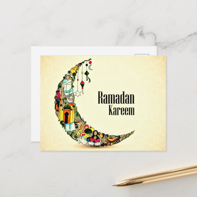 Ramadan Kareem   Postcard (Front/Back In Situ)