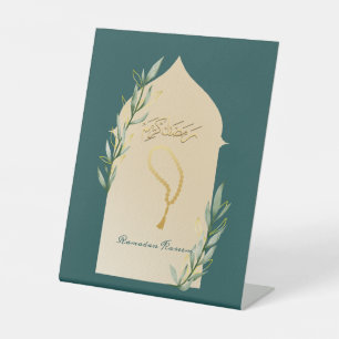 Ramadan Kareem  Postcard Pedestal Sign