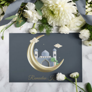 Ramadan Kareem Ramadan Mubarak Holiday Card