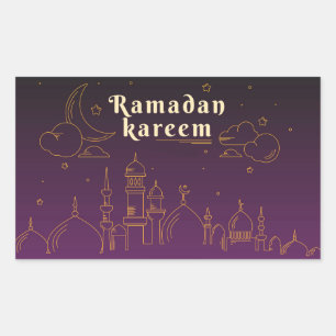 Ramadan Kareem Rectangular Sticker