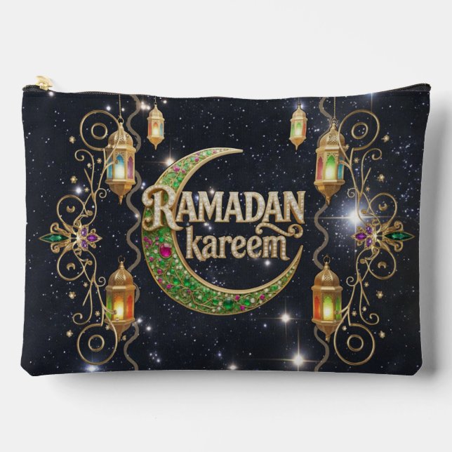 Ramadan Kareem shiny sky Accessory Pouch (Front)