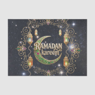 Ramadan Kareem shiny sky Tissue Paper
