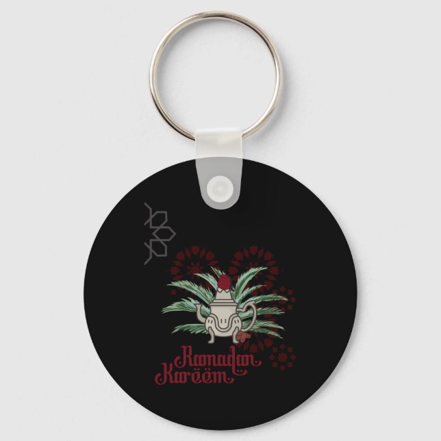 Ramadan Kareem Tee. Sticker  Key Ring (Front)