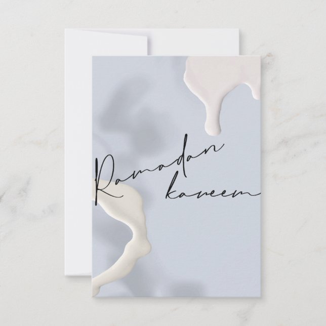 Ramadan Kareem! Thank You Card (Front)