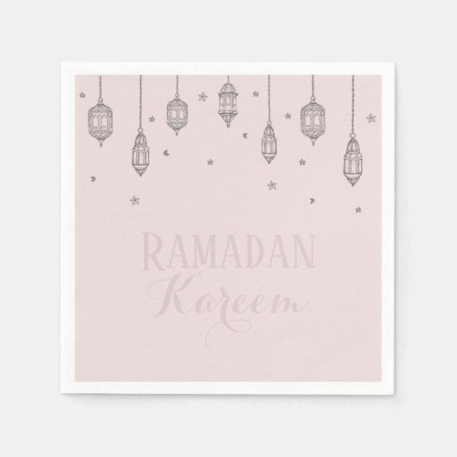 Ramadan Kareem theme Napkin for celebration (Front)