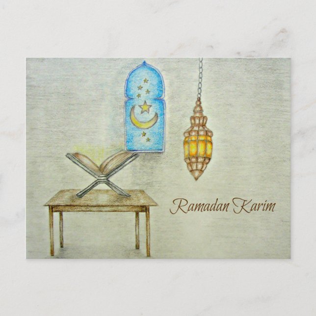 ramadan karim postcard (Front)
