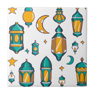 Ramadan lantern Islamic  Ceramic Tile