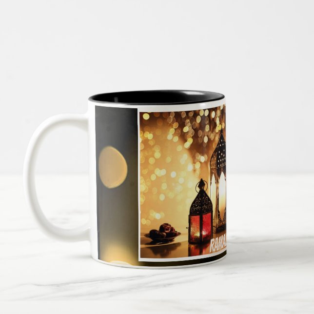 Ramadan lantern.  Two-Tone coffee mug (Left)
