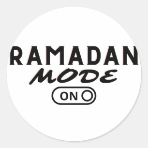Ramadan Mode ON -2023- Classic Round Sticker
