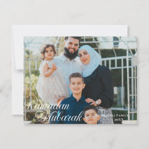 Ramadan Mubarak 2 Photo  Holiday Card