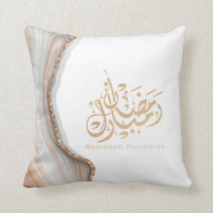 Ramadan mubarak arabic calligraphy cushion