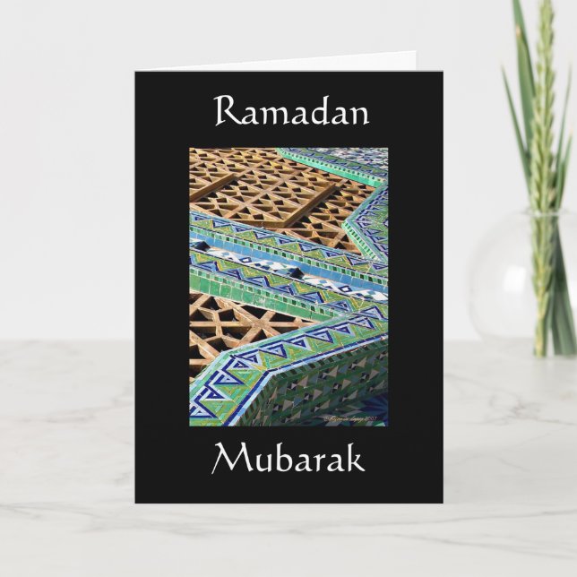 Ramadan Mubarak Card (Front)